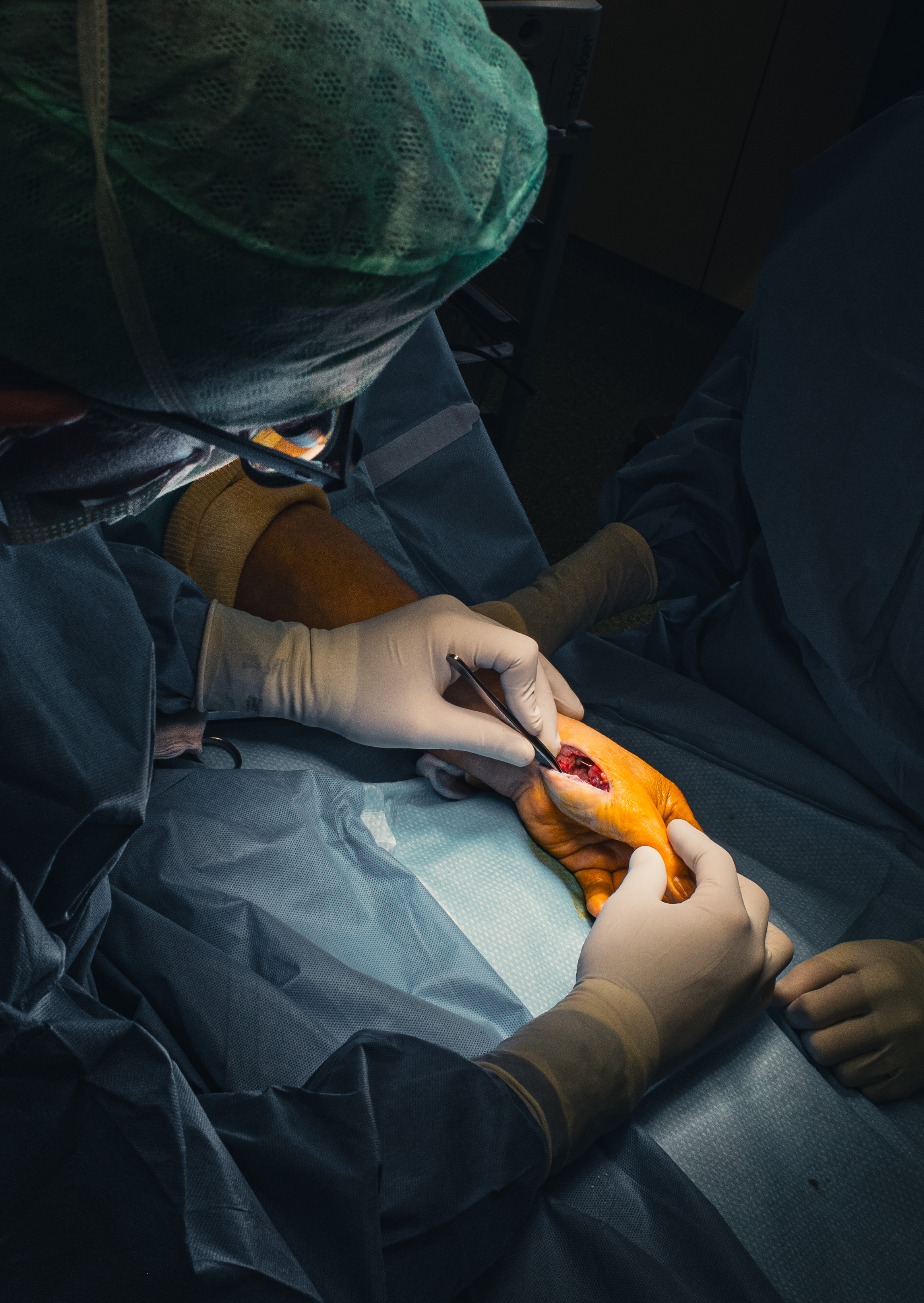 3 months in a surgery room.